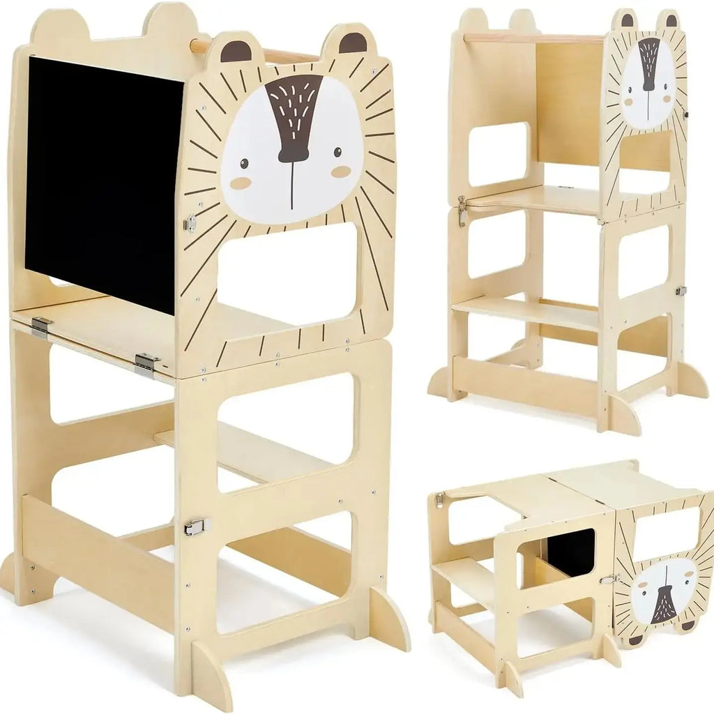 Montessori learning tower – wooden kitchen helper for toddlers